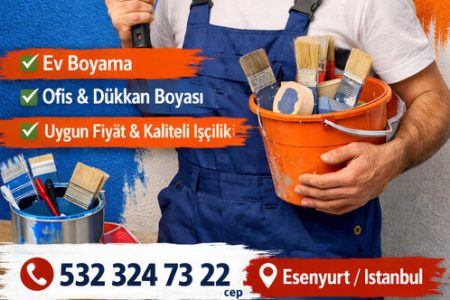 Esenyurt boyacı 8 Esenyurt boya tadilat ustaları