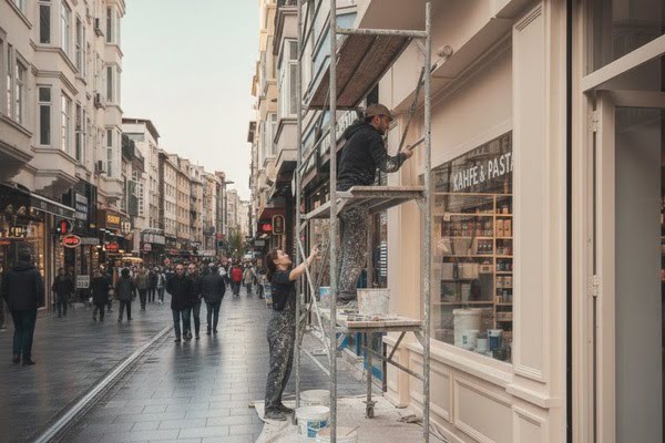 Fatih Boyacı – Mağaza Dış Cephe Boyama Hizmeti