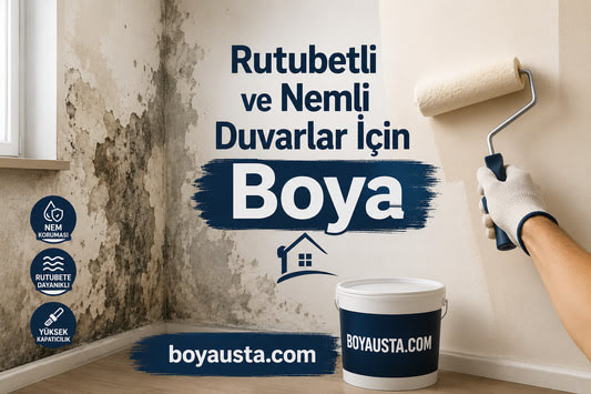 Rutubetli ve nemli duvarlar için boya uygulaması öncesi hazırlık