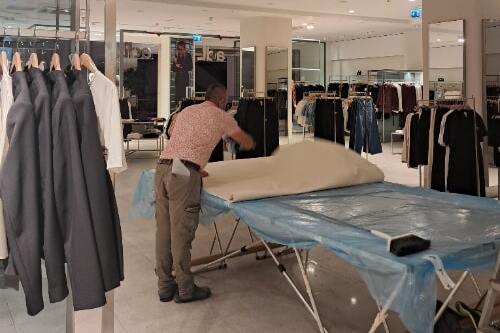 Duvar Kağıdı Hizmeti 1 tekstil taban duvar kağıdı