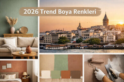 2026 Trend Boya Renkleri 7 2026 Trend Boya Renkleri – İstanbul Evleri İçin Modern Renkler